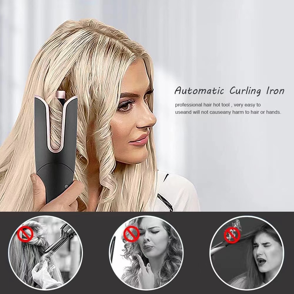 Automatic Hair Curling Iron, LESCOLTON Rotating Curlers Iron with