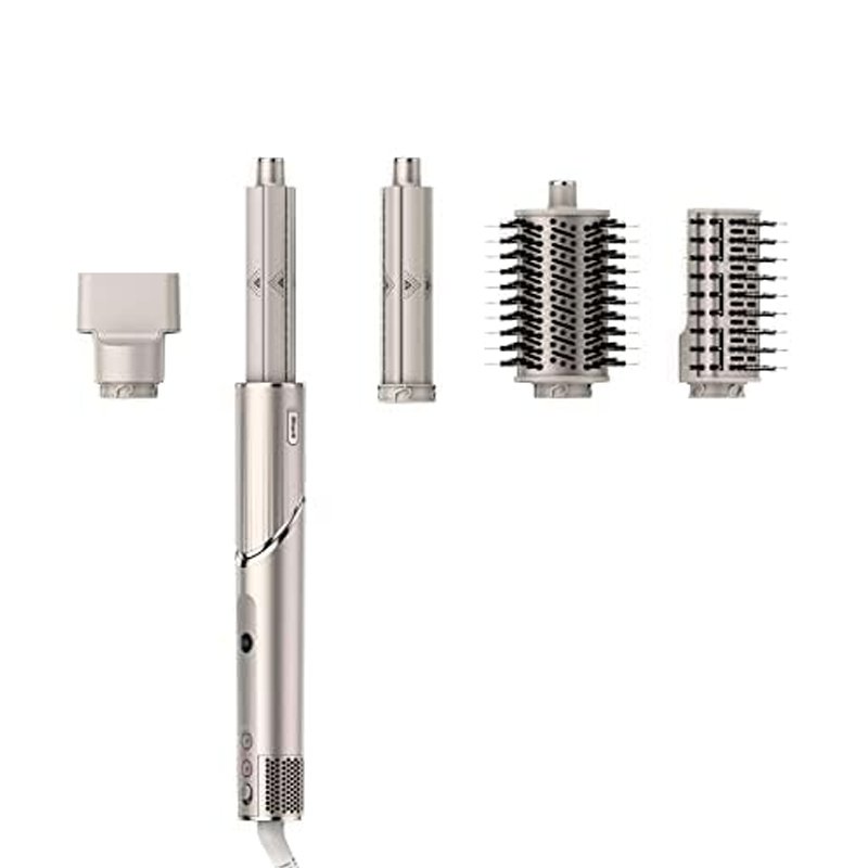 Shark HD430 FlexStyle Air Styling & Drying System, Powerful Hair Blow Dryer & Multi-Styler with Auto-Wrap Curlers, Paddle Brush, Oval Brush, Concentrator Attachment, Stone with XSKHD3SPA Storage Bag