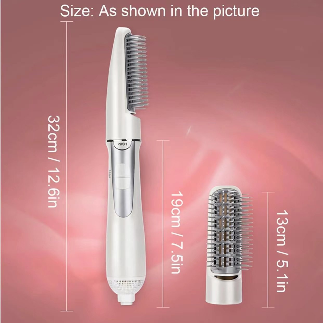 Blow Dryer Brush Comb 2 in 1 - Multifunctional Hair Styling Tool for Beauty, Professional Electric Hair Dryer and Volumizer for Women and Men